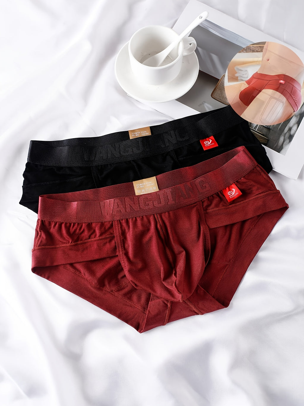 Boxer d'intérieur modal homme — lot de 2, uni
