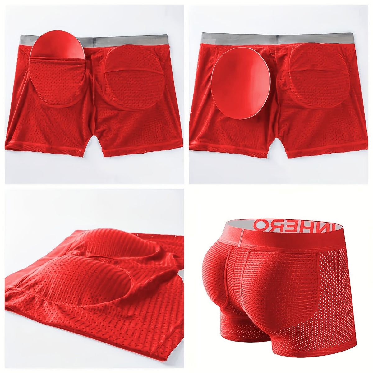 Boxer de sport push-up microfibre homme — vue 8