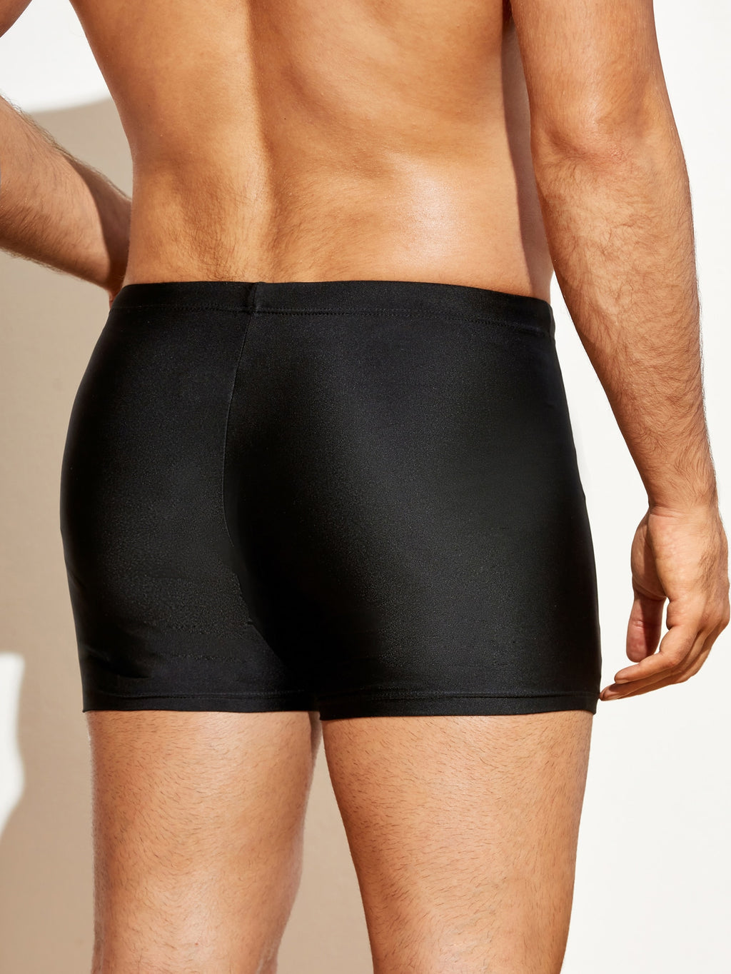 Boxer séchage rapide microfibre homme, noir, noir, uni