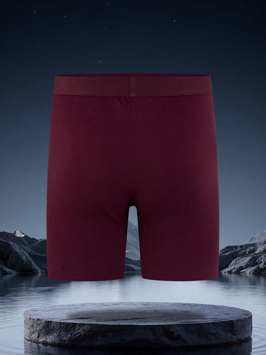 Boxer long microfibre homme — lot de 2, uni — vue 7