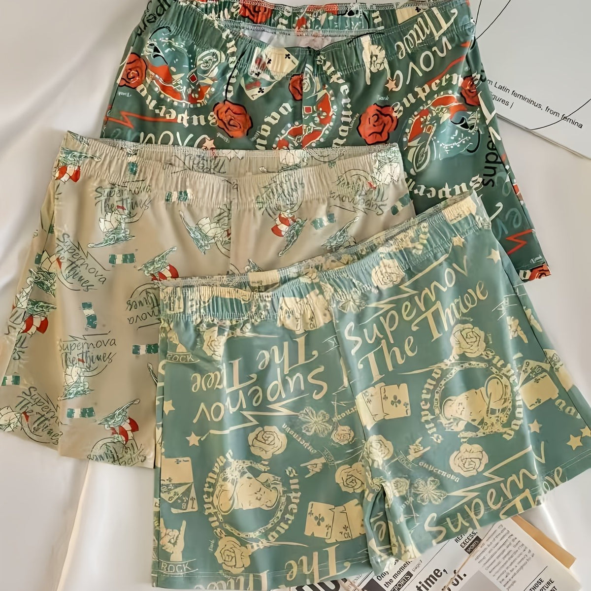 Vert Armée + Gris Clair + Vert Clair