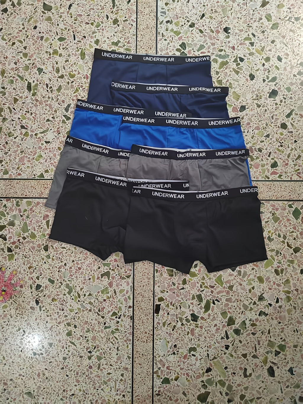 Boxer de sport séchage rapide microfibre homme — lot de 8, uni