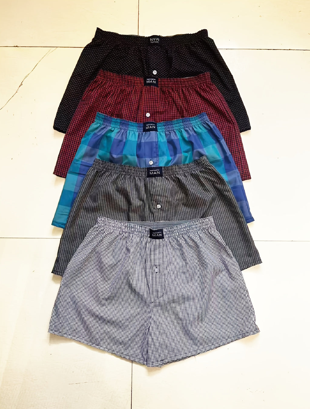Boxer large de sport microfibre homme, assortiment E