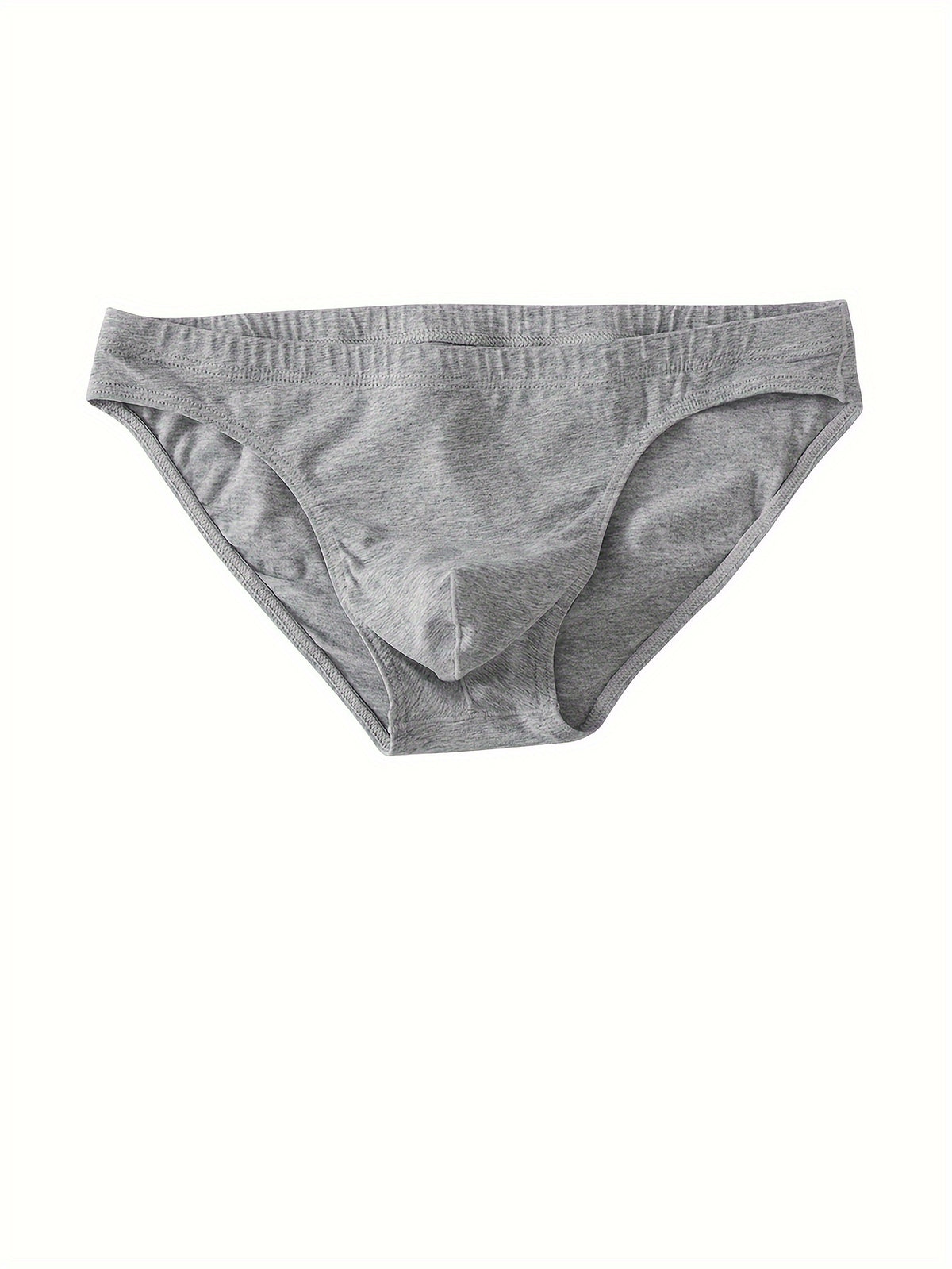 Slip large coton homme — lot de 5, uni
