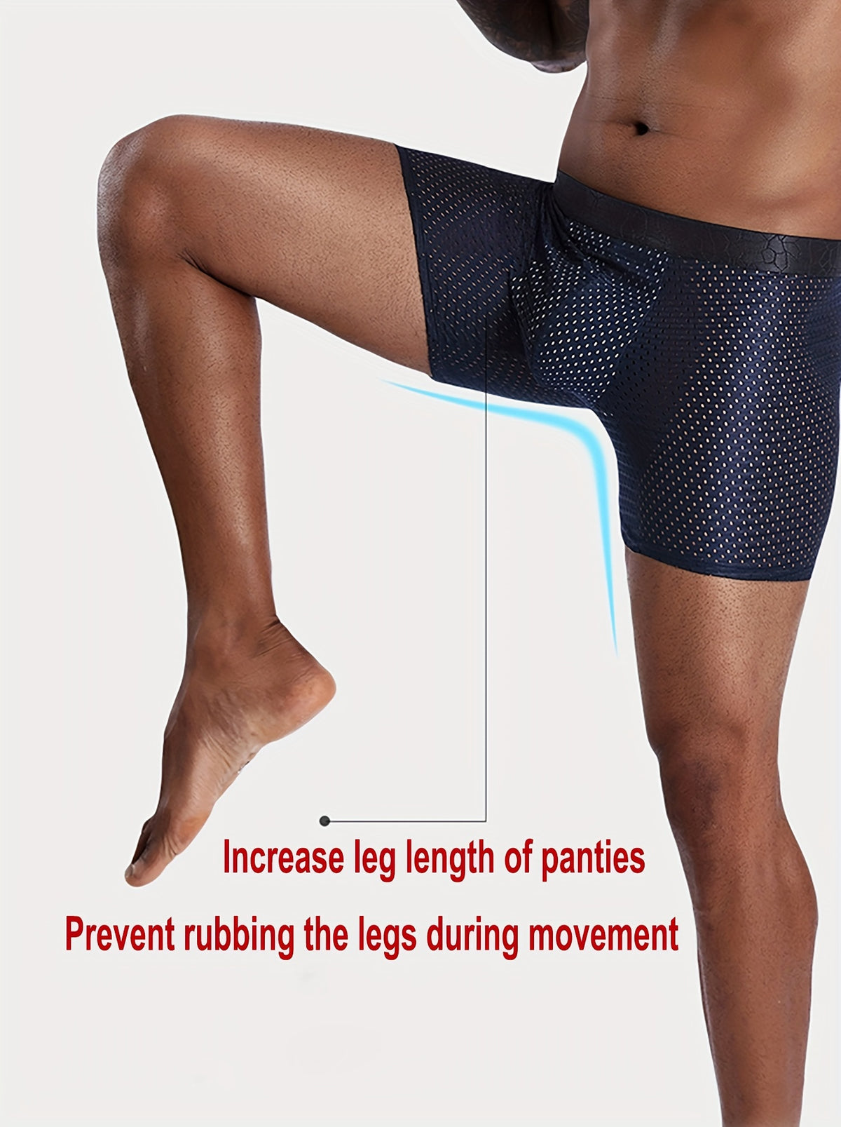 Boxer respirant microfibre homme — lot de 4, uni, assortiment A