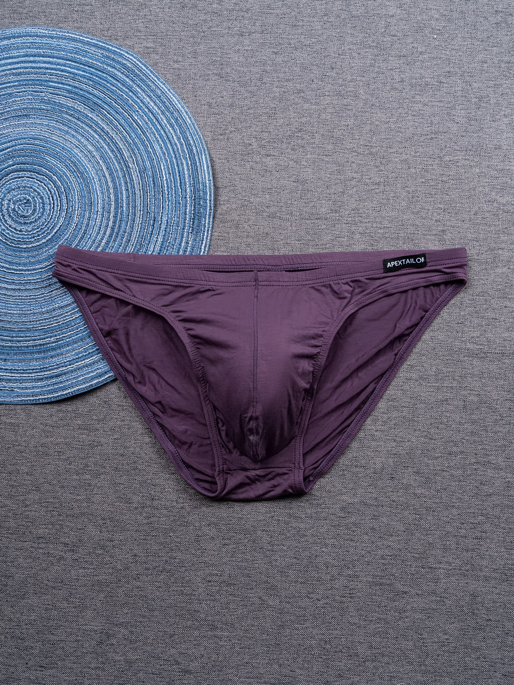 Slip moulant respirant bambou homme — lot de 6, uni