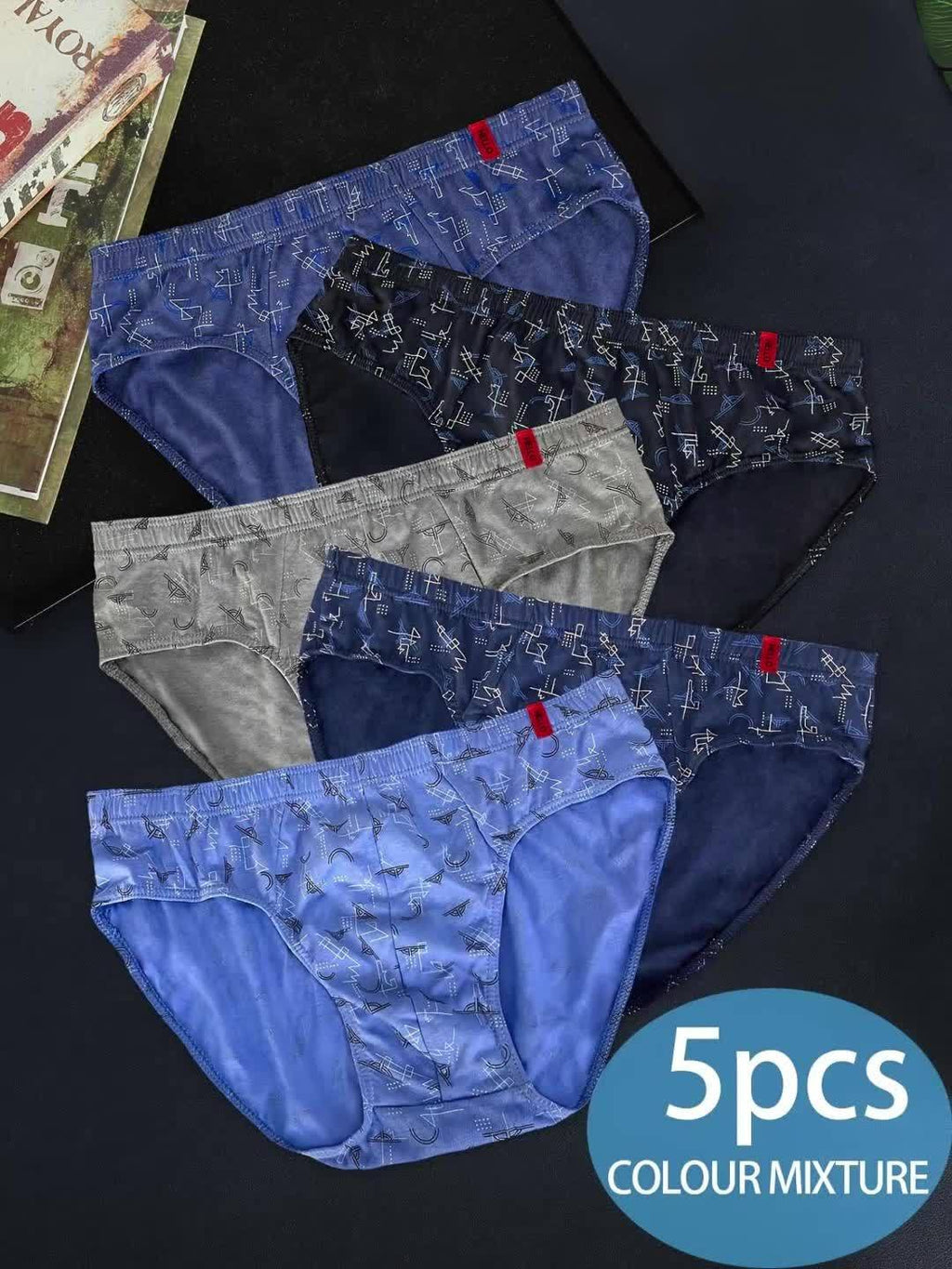 Slip respirant à poche de maintien coton homme — lot de 5