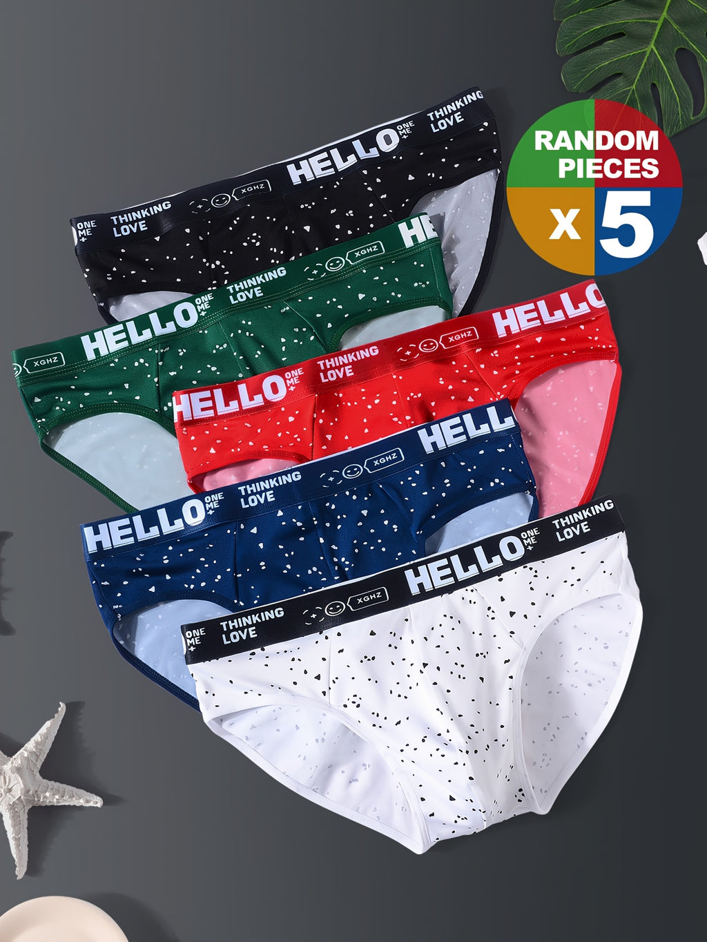 Slip respirant microfibre homme — lot de 5, du S au XXL
