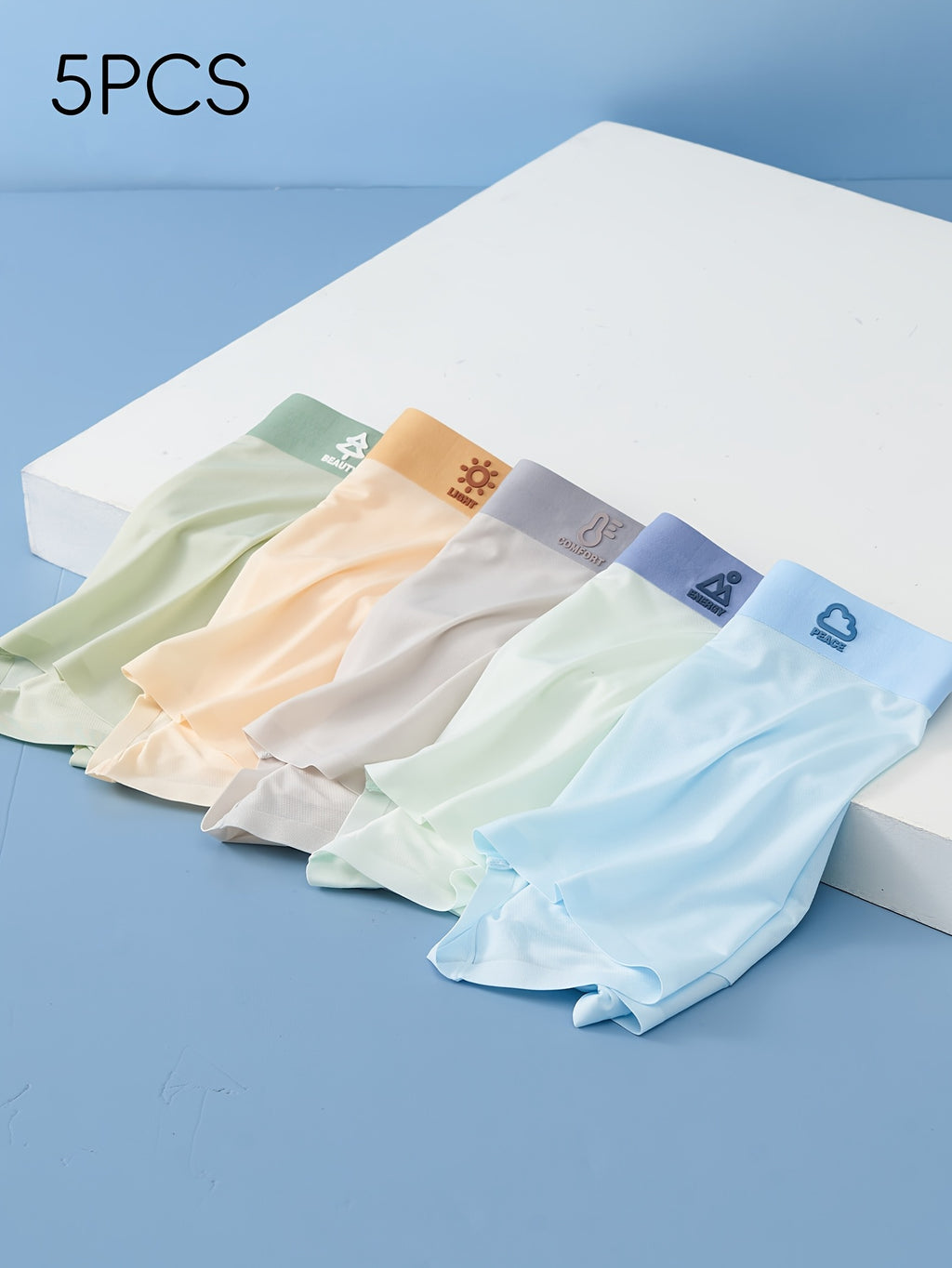 Boxer respirant microfibre homme — lot de 5, imprimé, du XS au XXL