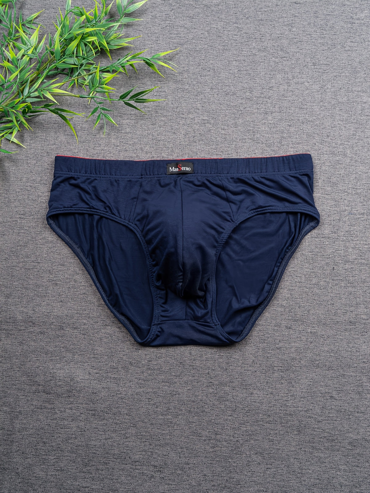 Slip respirant bambou homme — lot de 6, uni