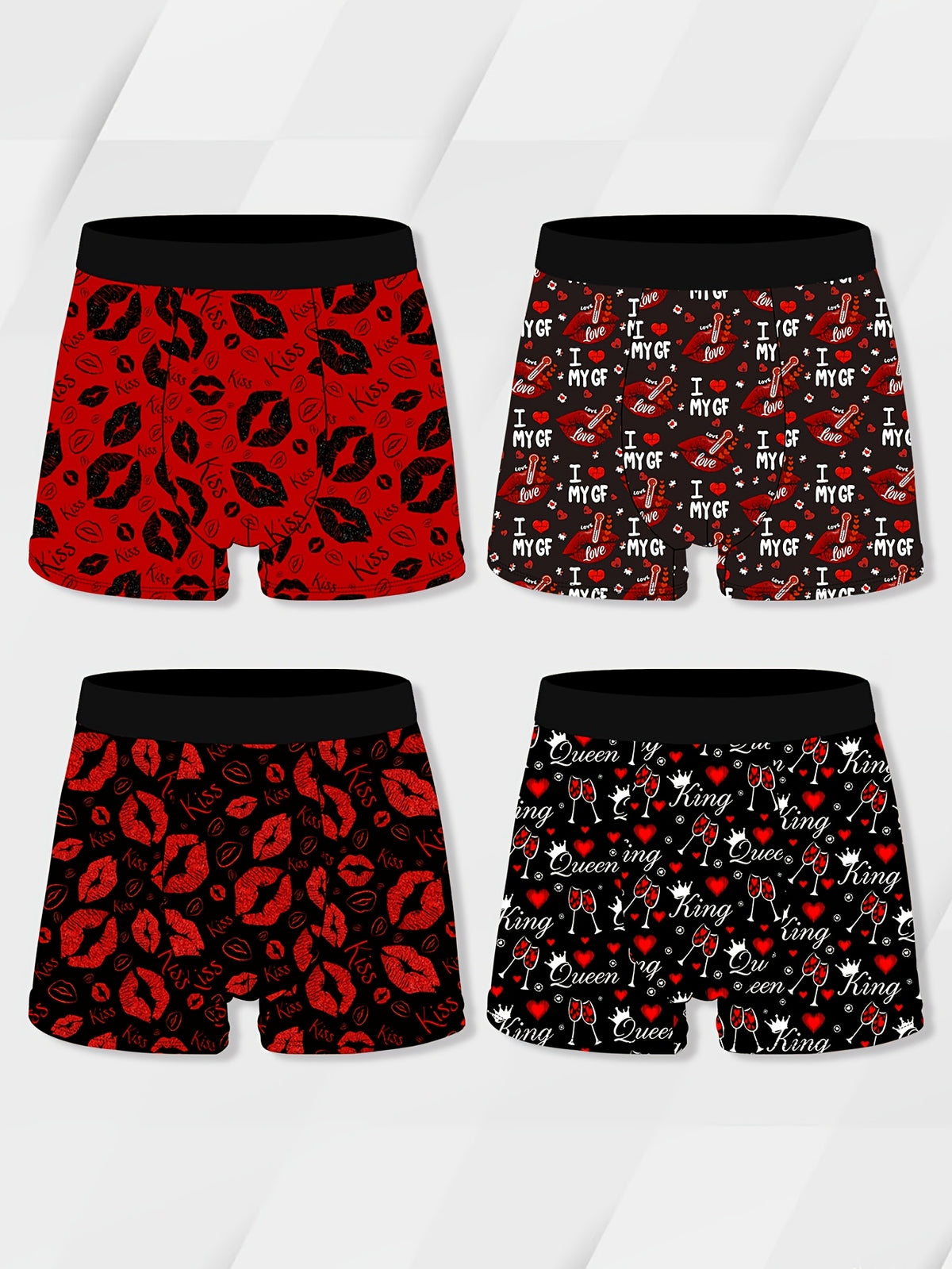 Boxer respirant d'intérieur microfibre homme — lot de 4, multicolore