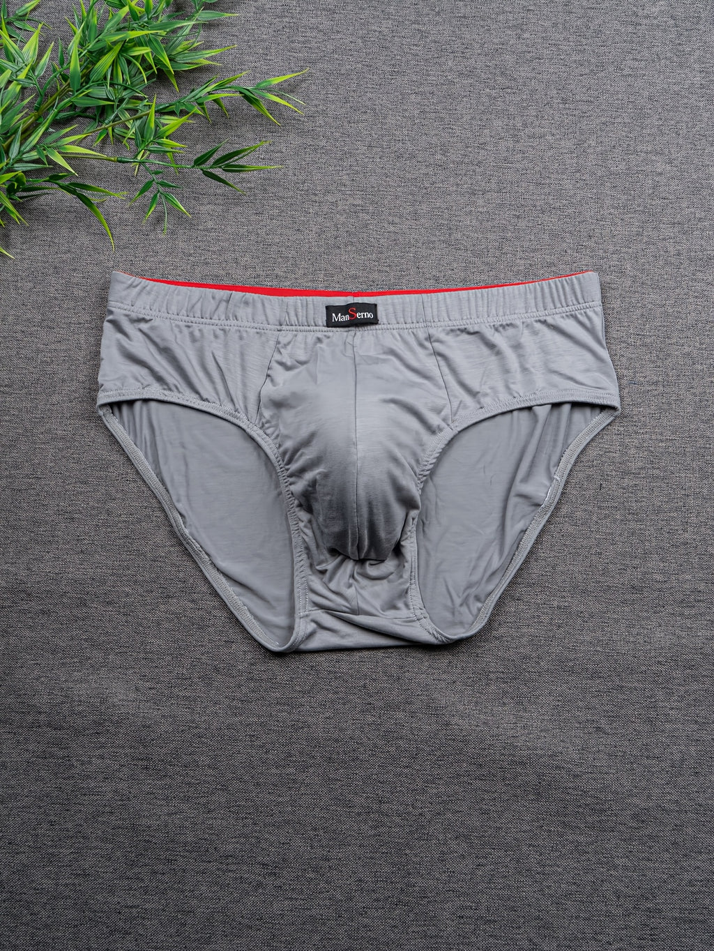 Slip respirant bambou homme — lot de 6, uni