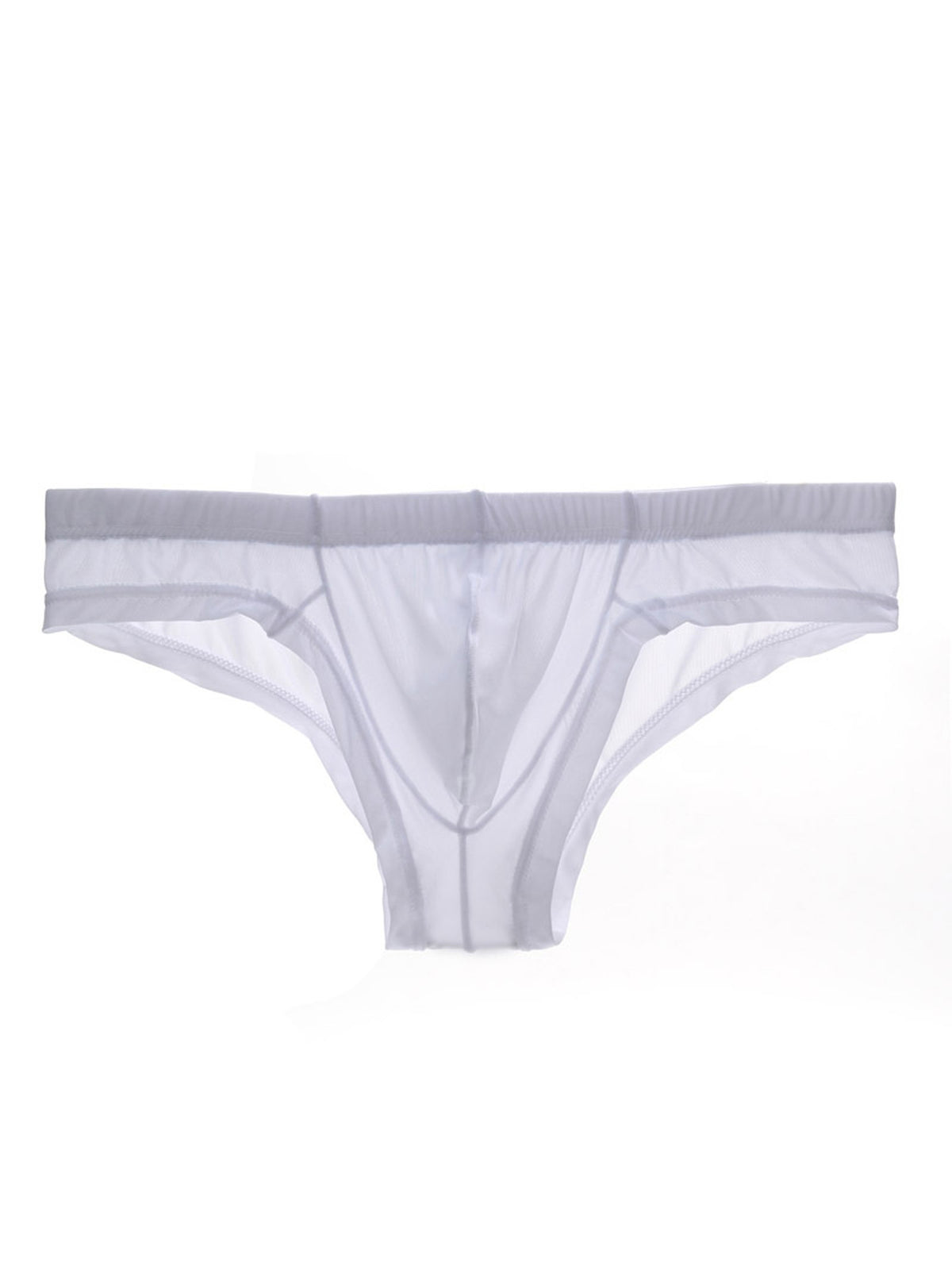 Slip taille basse respirant microfibre homme — lot de 4, uni, du S au XL (modèle 2)