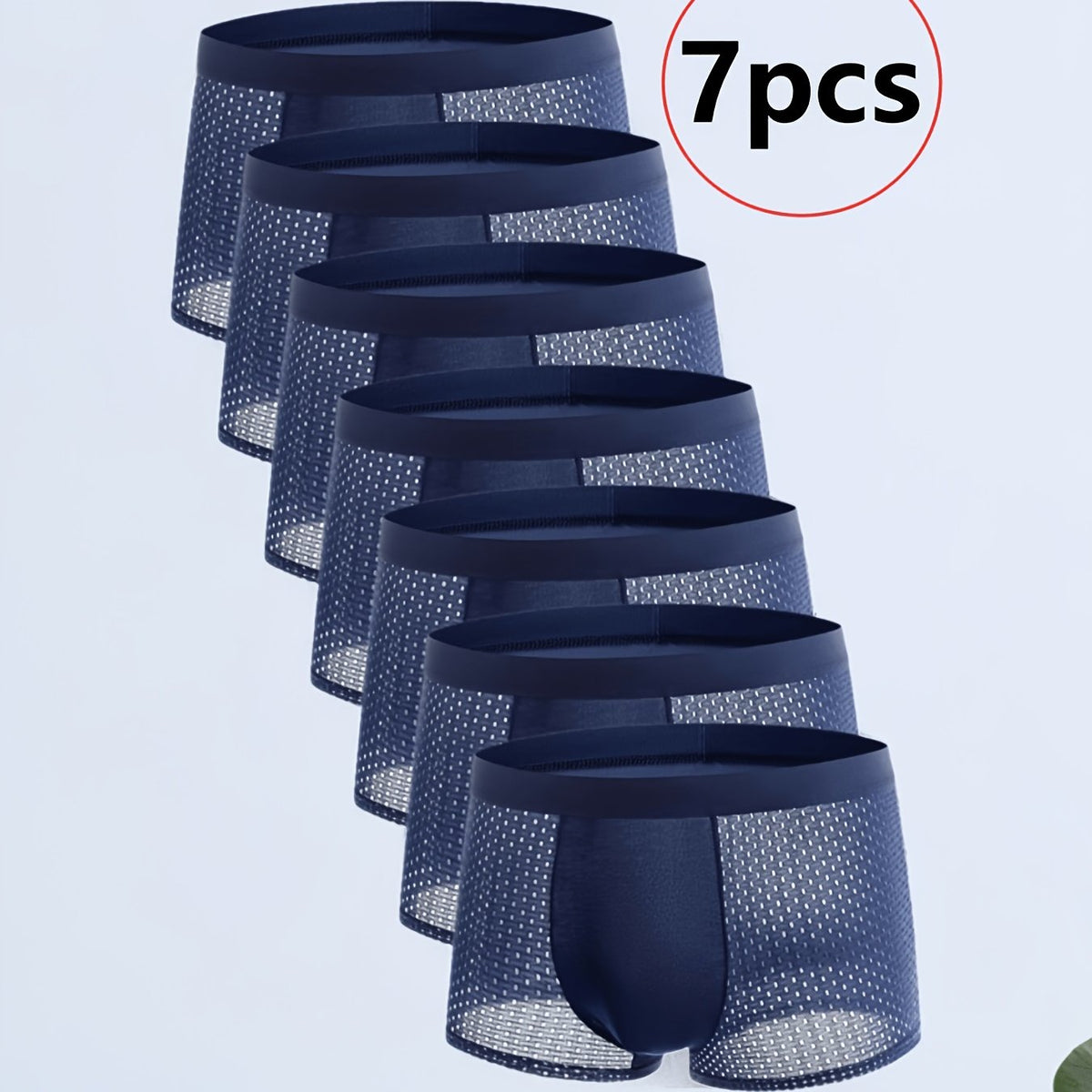 7 Pièces Bleu
