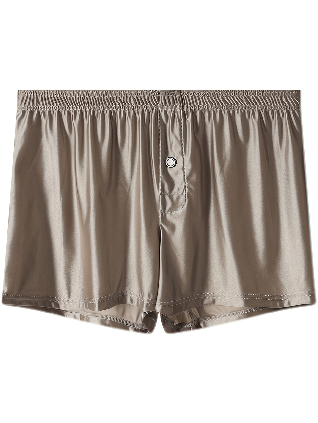 Boxer large de sport soie homme — lot de 3, uni