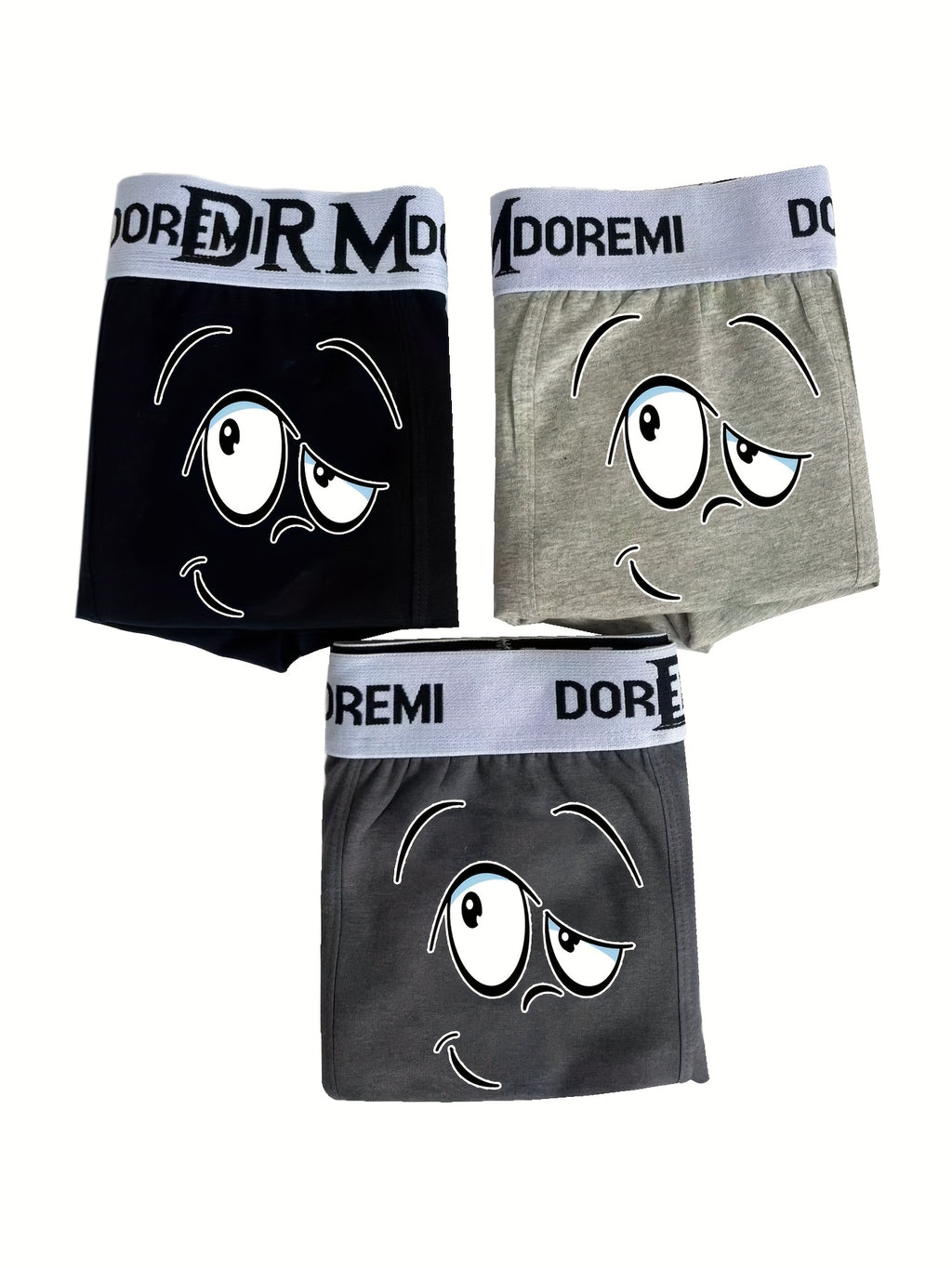 Boxer coton homme — lot de 2, géométrique