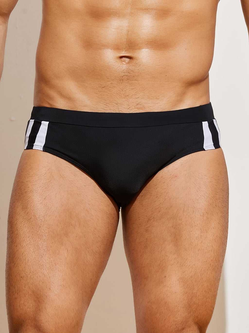 Slip grande taille de sport microfibre homme, 【noir】