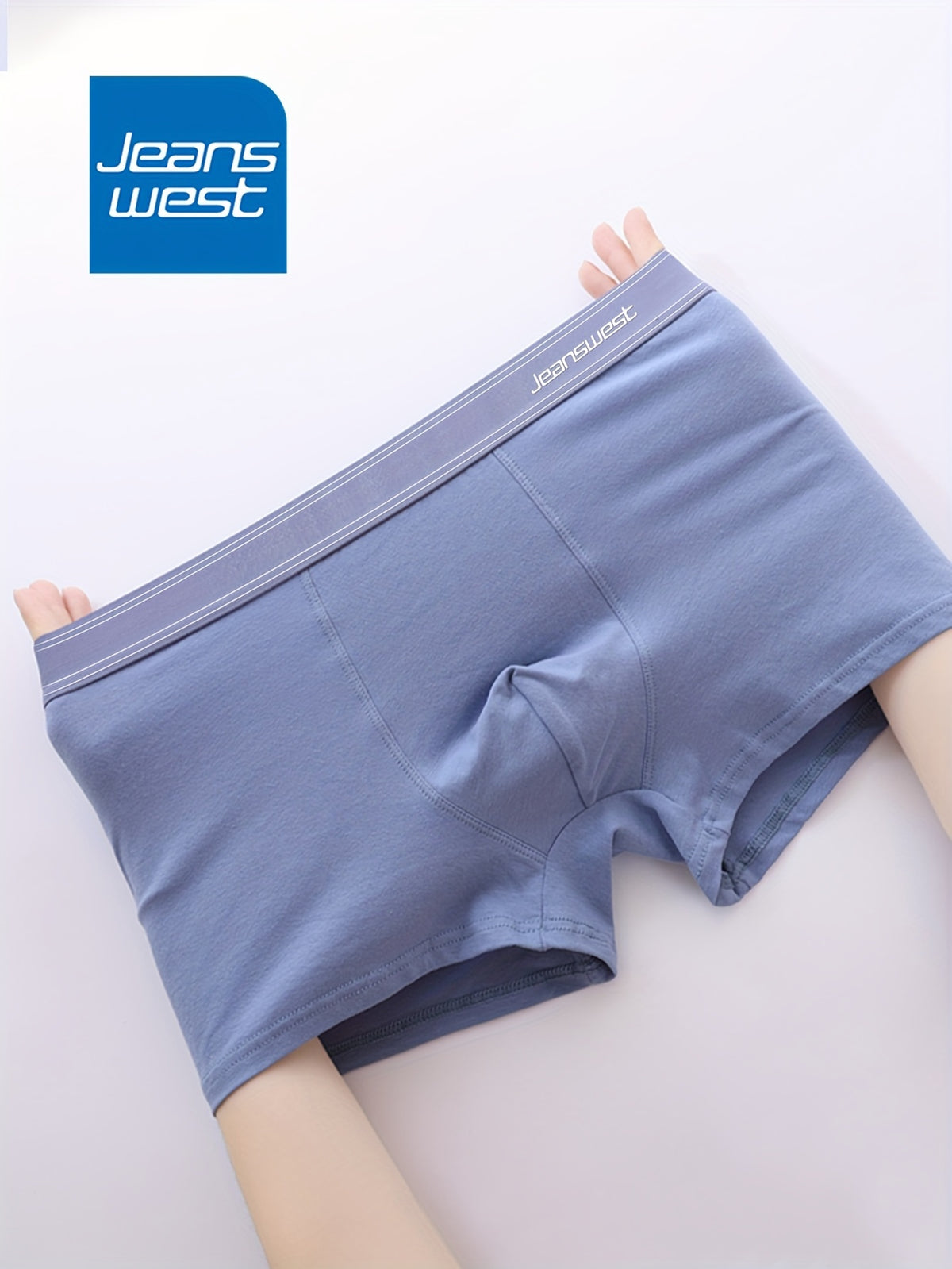 Boxer respirant coton homme — lot de 5, uni, assortiment S
