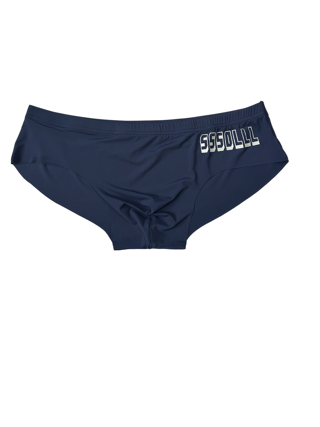 Slip sans couture grande taille microfibre homme — lot de 5, uni