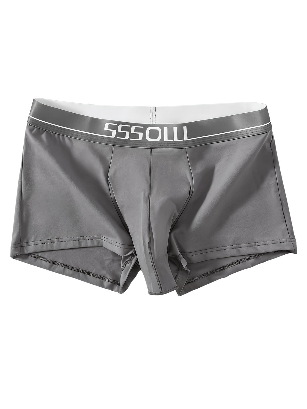 Boxer grande taille respirant coton homme — lot de 2, uni