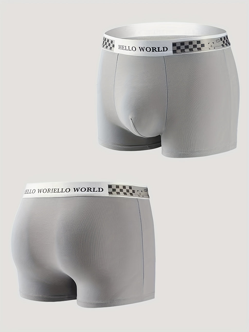 Boxer de sport respirant coton homme — lot de 6, uni, du XS au XL