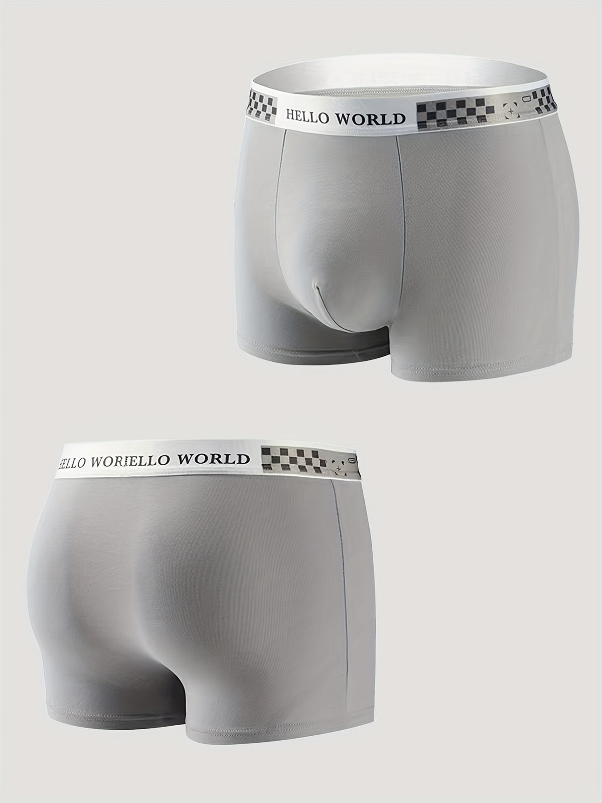 Boxer de sport respirant coton homme — lot de 6, uni, du XS au XL