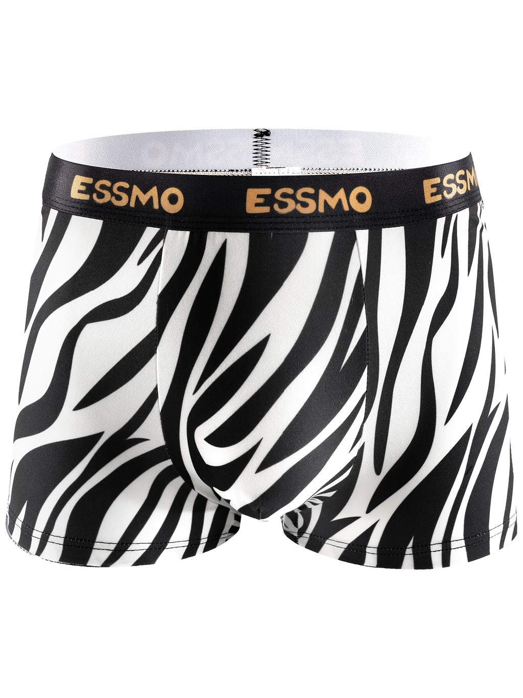 Boxer microfibre homme — lot de 5, géométrique, assortiment E