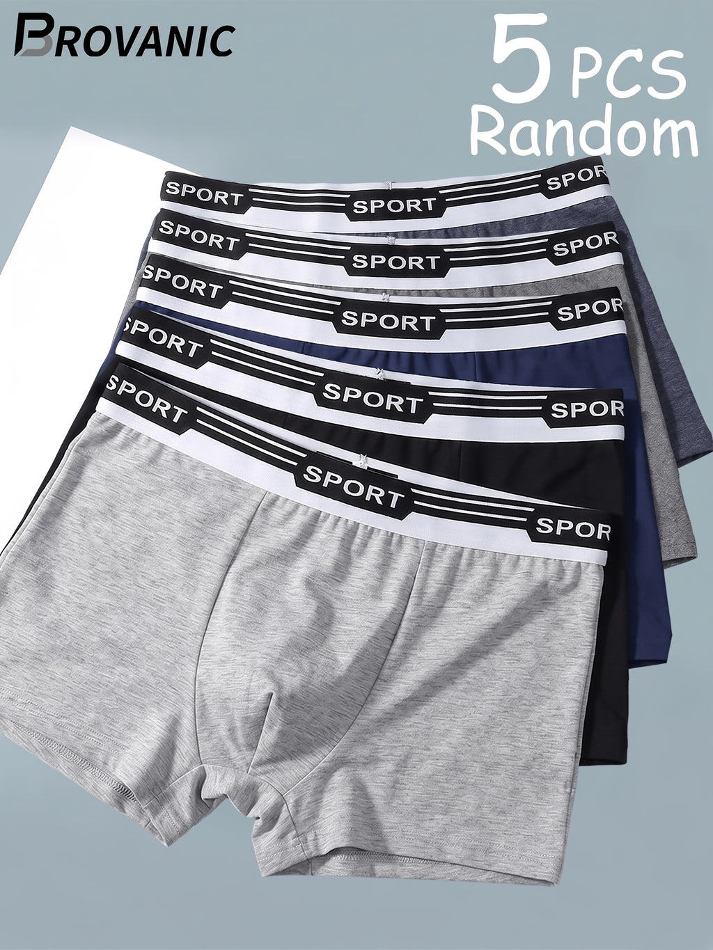 Boxer sans couture respirant microfibre homme — lot de 5, uni, du S au XXL