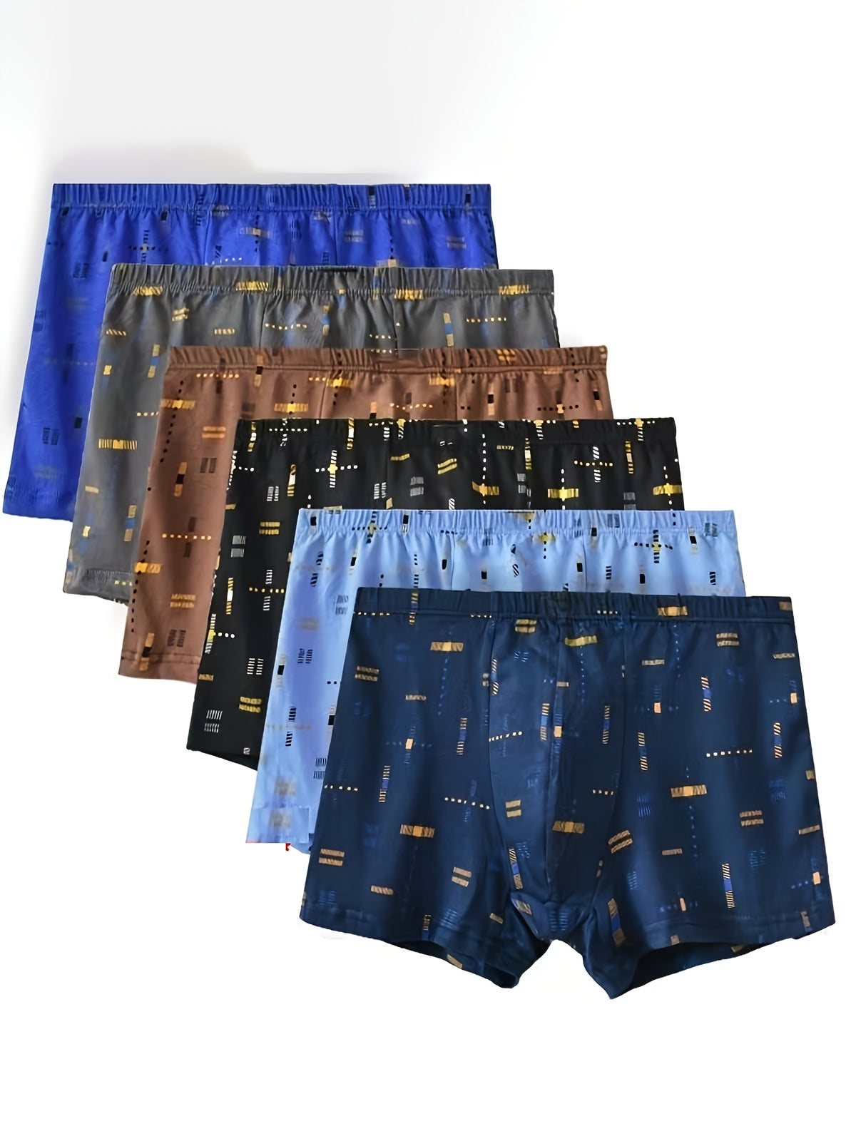Boxer large respirant coton homme — lot de 6