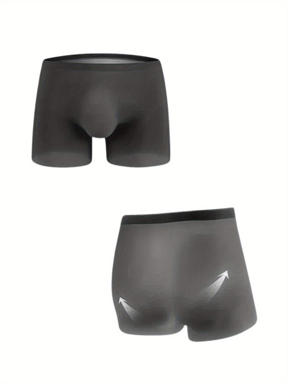 Boxer sans couture respirant microfibre homme — lot de 12, uni