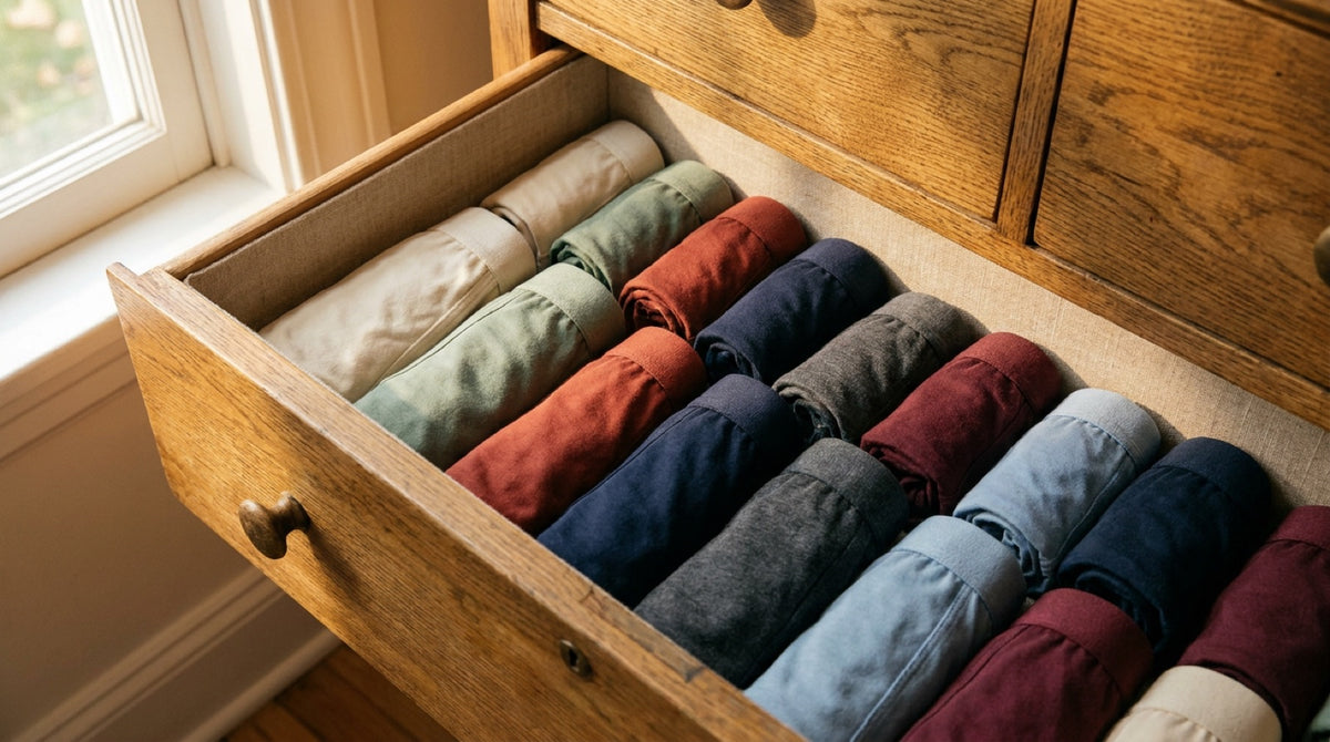 Boxers homme en coton, bambou et microfibre Image